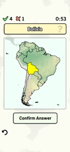 South American Countries Quiz screenshot #1 for iPhone