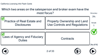 CA Real Estate Exam Flashcards Screenshot