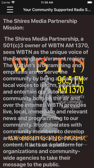 WBTN AM & FM Screenshot