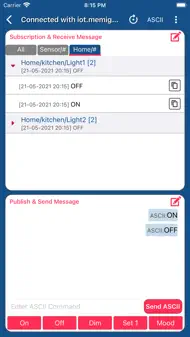 MQTT Spy iphone bilder 2