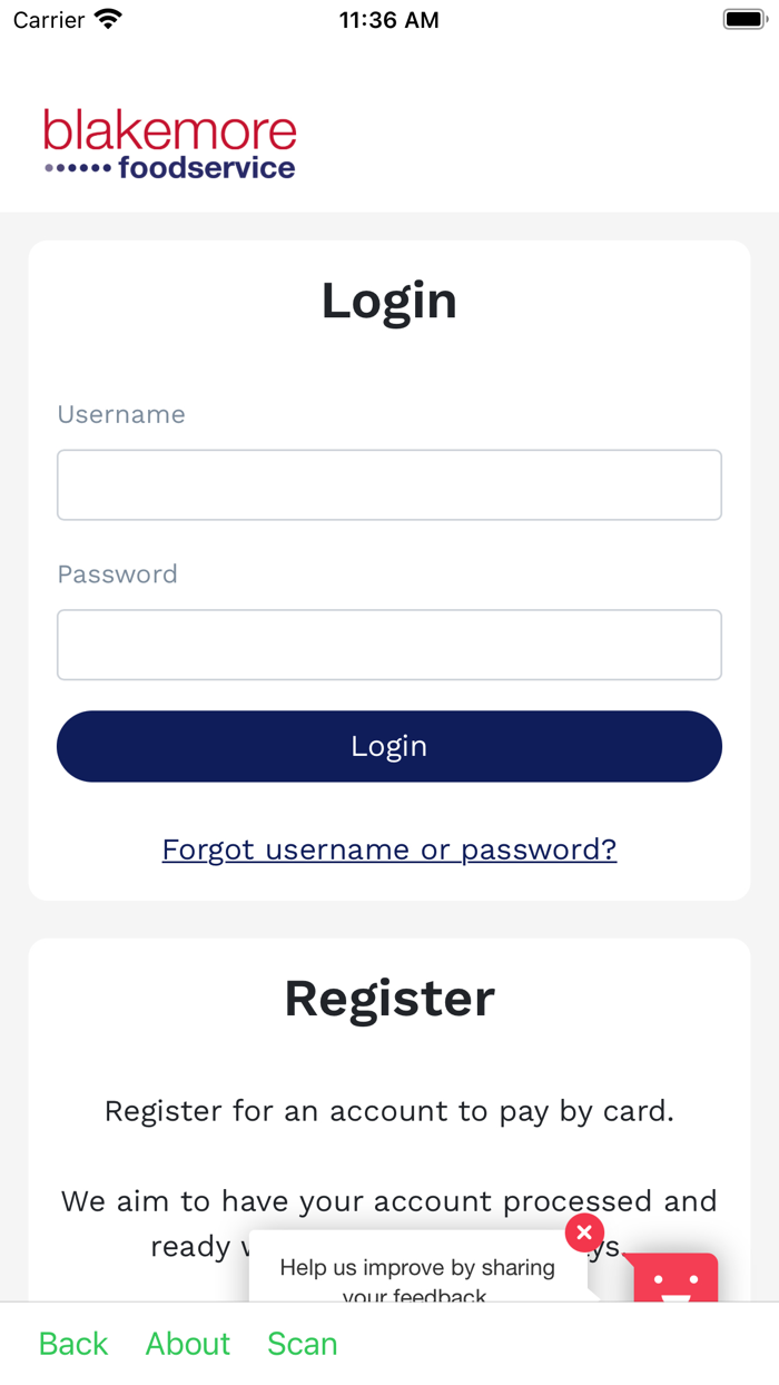 Blakemore Foodservice MyFS