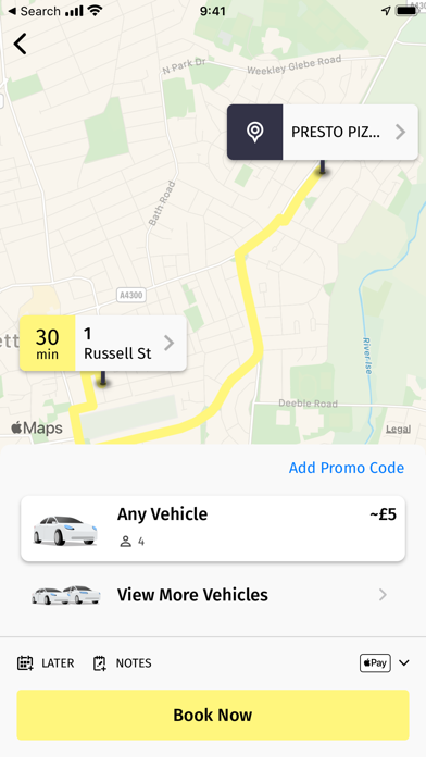 KLM Taxis Screenshot
