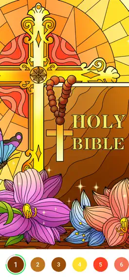 Game screenshot Bible Color - Paint by Number apk
