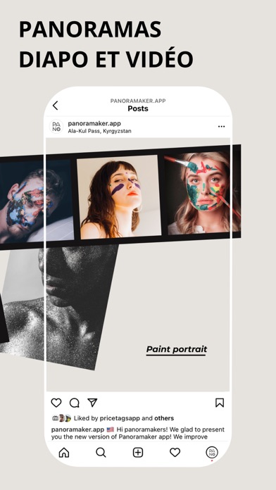 Screenshot #2 pour PANO Insta Collage/Cadre photo