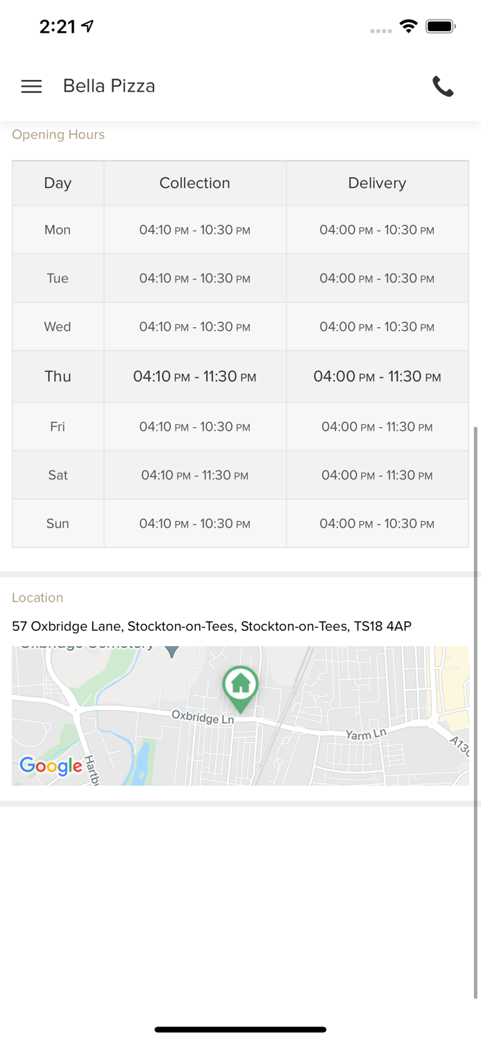 Bella Pizza StocktononTees