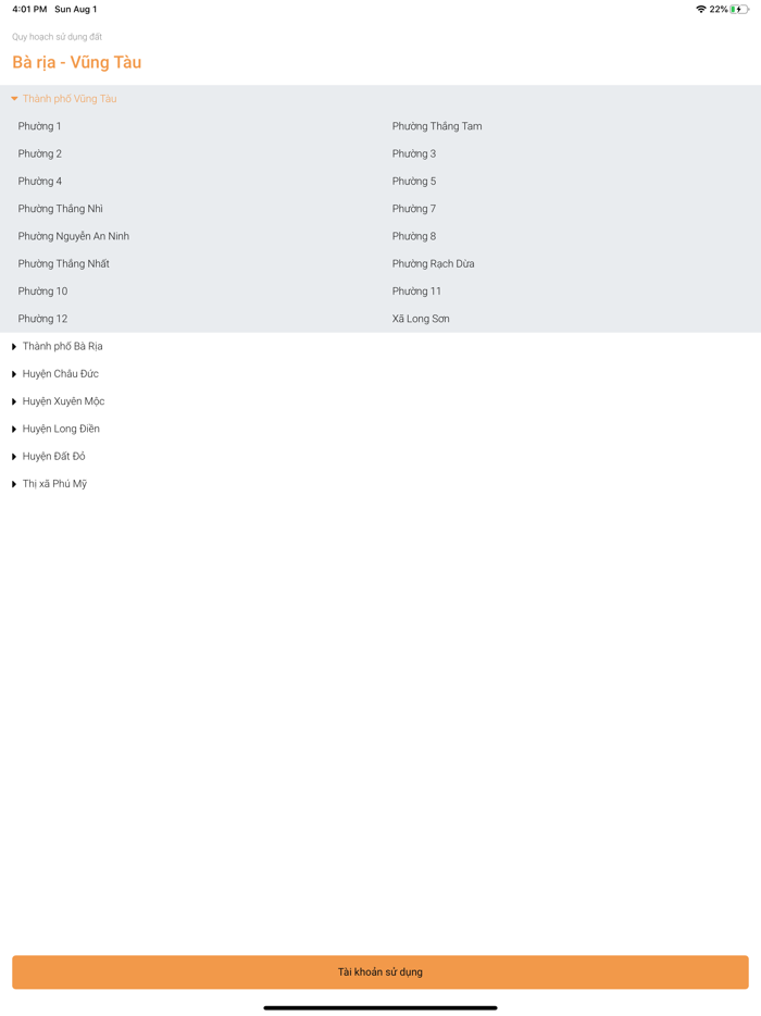 Quy hoạch Bà Rịa Vũng Tàu