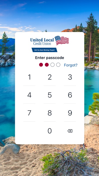 United Local Credit Union Screenshot
