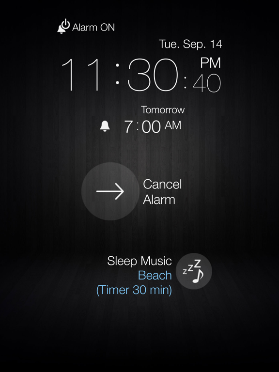 Screenshot #6 pour One Touch Alarm Clock