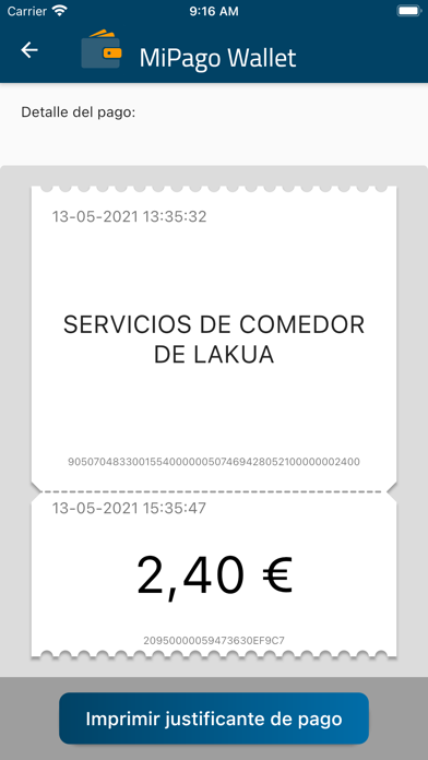 MiPagoWallet Screenshot