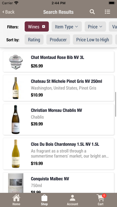 Douglas Wine & Spirits Screenshot