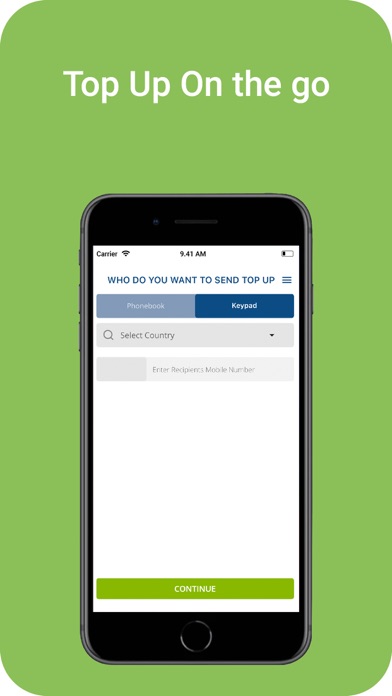 Overseas Top Up Screenshot