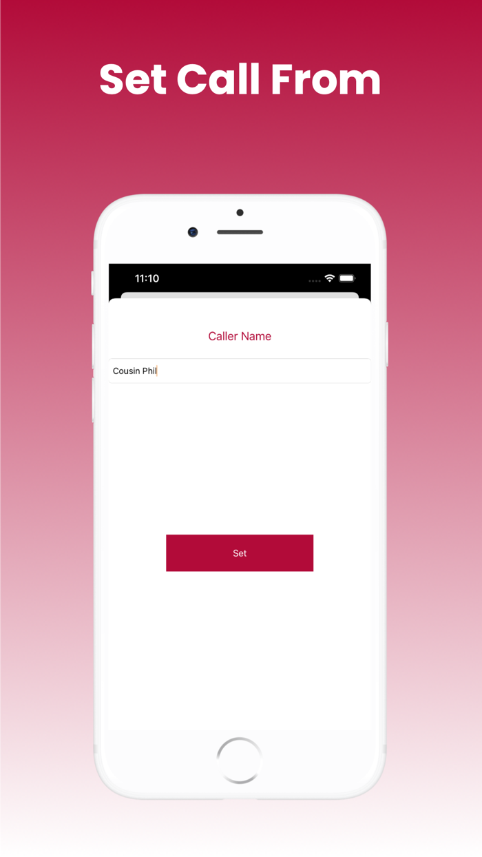 Fake Call and Caller Date End