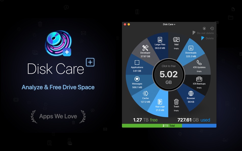 Disk Care + Best Drive Cleaner - 3.0.2 - (macOS)