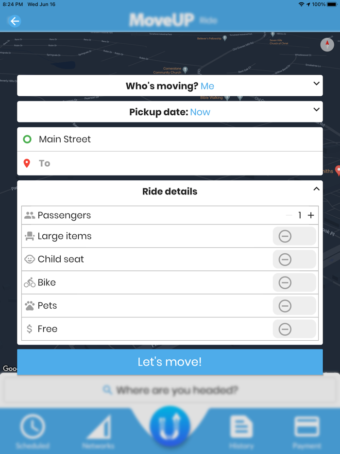 MoveUP - Rides and Deliveries
