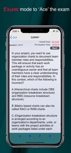 CAPM EXAM screenshot #3 for iPhone