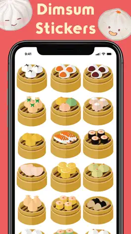 Game screenshot Dim Sum Stickers! apk