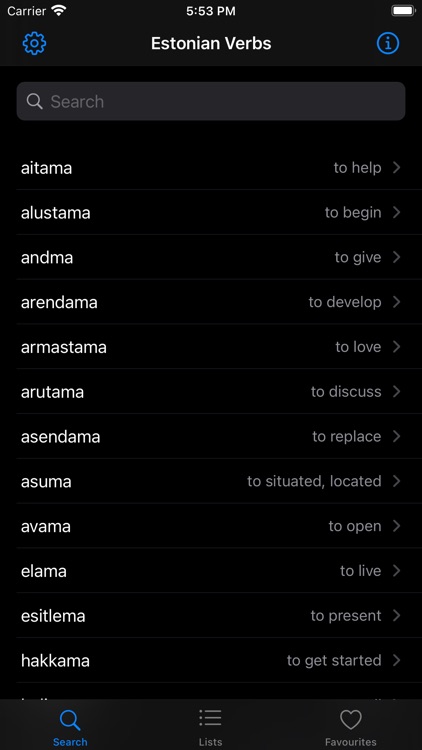 Estonian Verbs screenshot-3