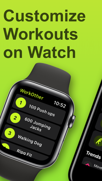 WorkOther - Add Watch Workouts Screenshot