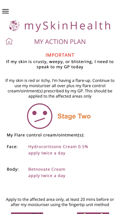 mySkinHealth - Eczema Screenshot