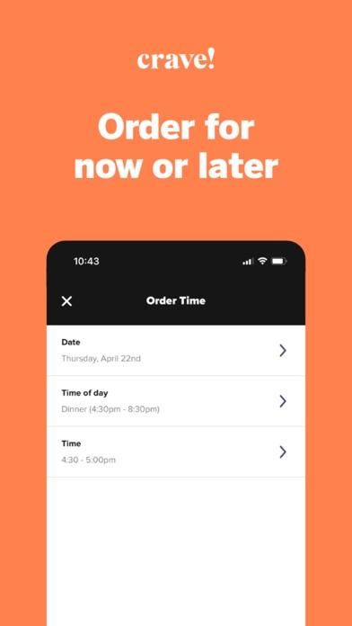 Crave Delivery Screenshot