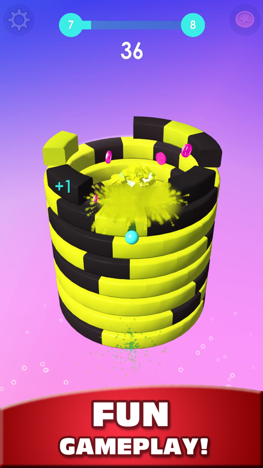 #5. Hit Ball 2020: Smash Bricks 3D (iOS) โดย: Peter Sokolov