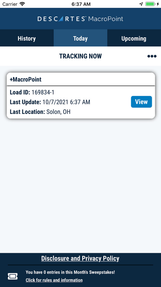 MacroPoint For Truckers - 24.01.10 - (iOS)