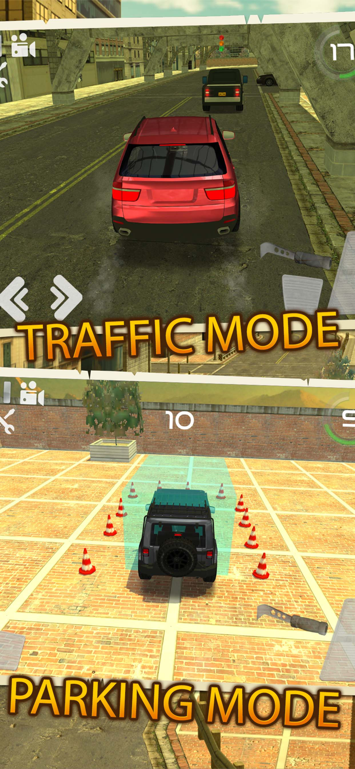 Offroad Jeep Vehicle Driving