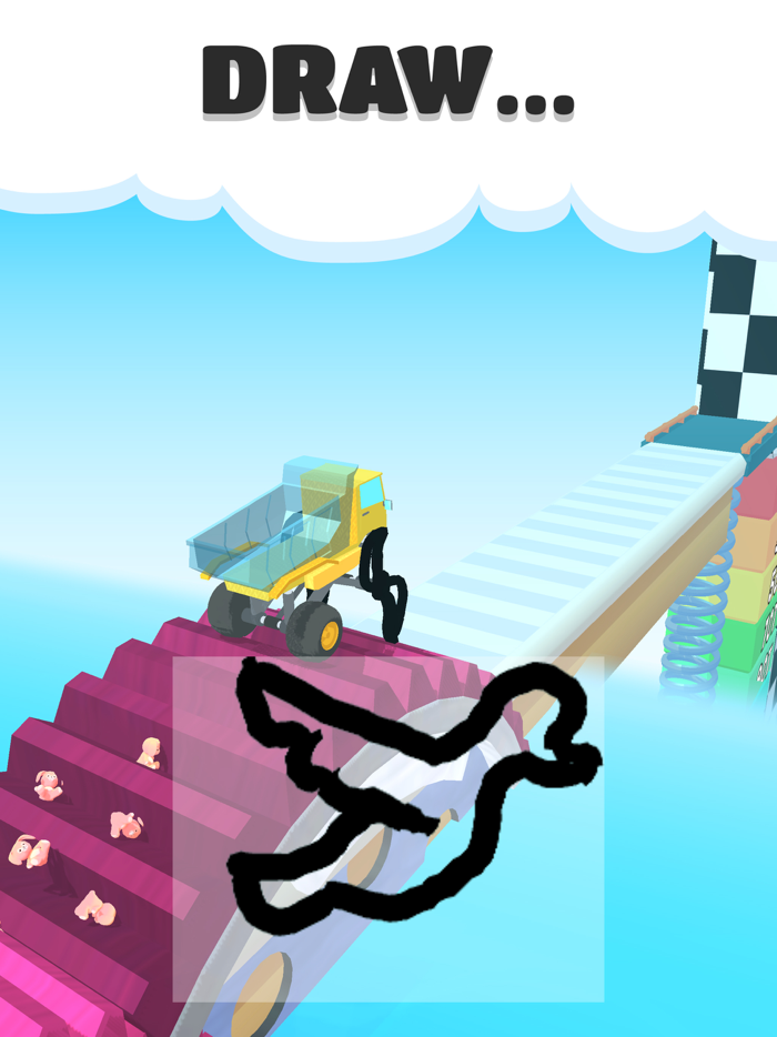 Draw Wheels  Cargo Transport