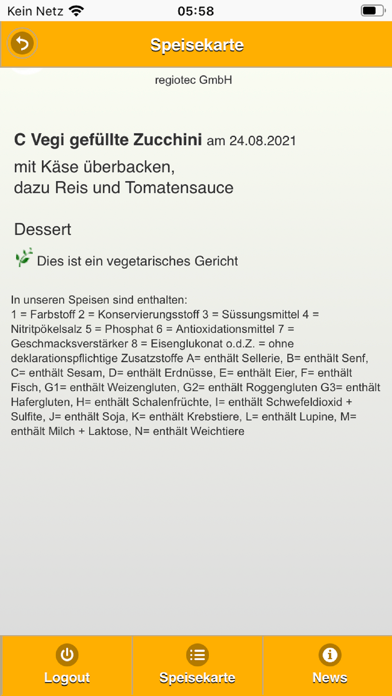 Screenshot #3 pour L-E-O Mensa-App