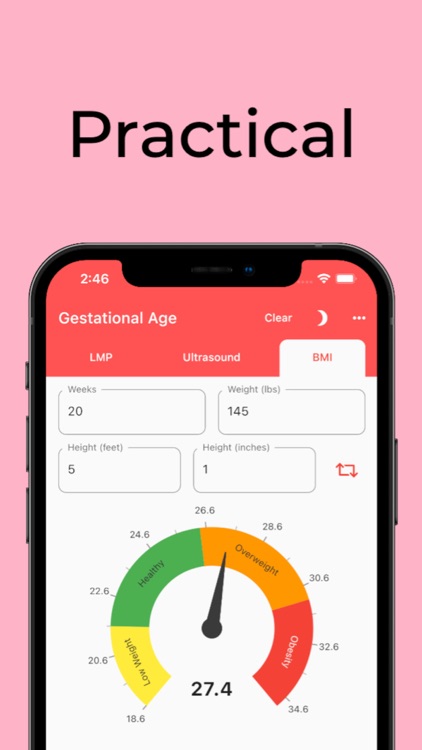 Gestational Age (baby's age)