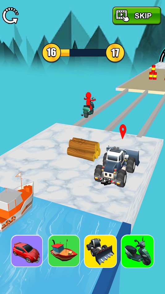 #6. Epic Car Transform Race (iOS) 由: Squad Cell