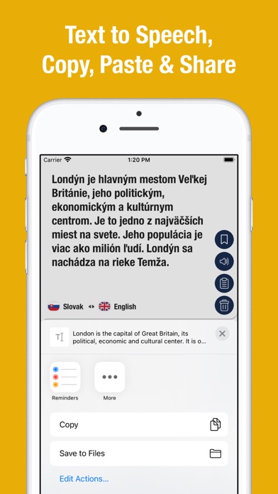 Screenshot #2 pour English to Slovak Translator.