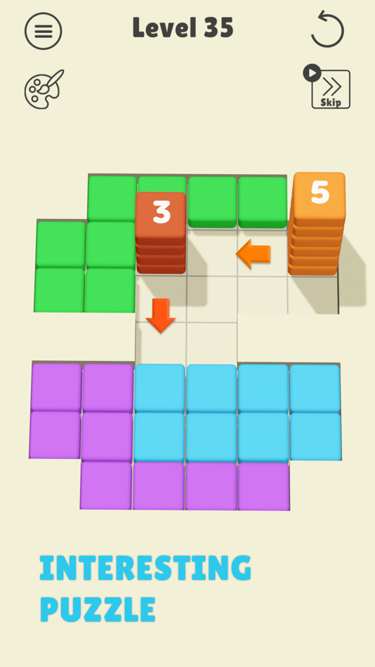 #3. Blocks Stack Puzzle (iOS) Podle: Vnstart LLC