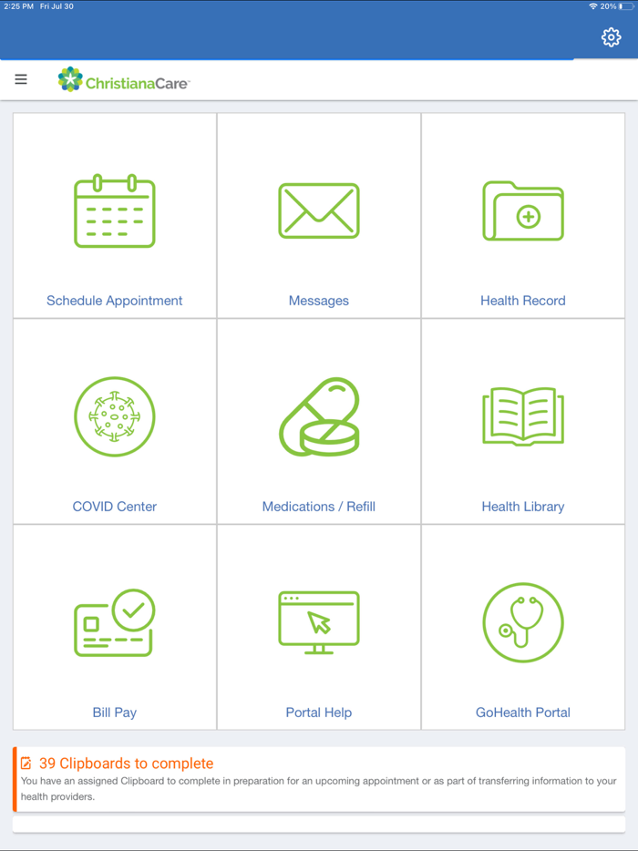 Christiana Care Patient Portal