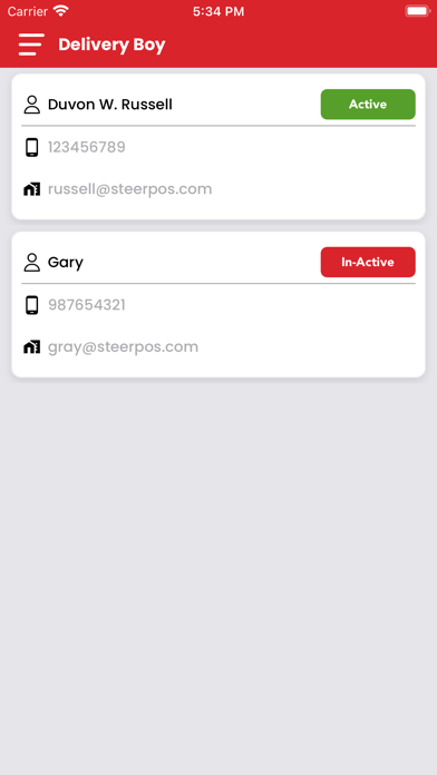 Liquor Delivery Manager Screenshot
