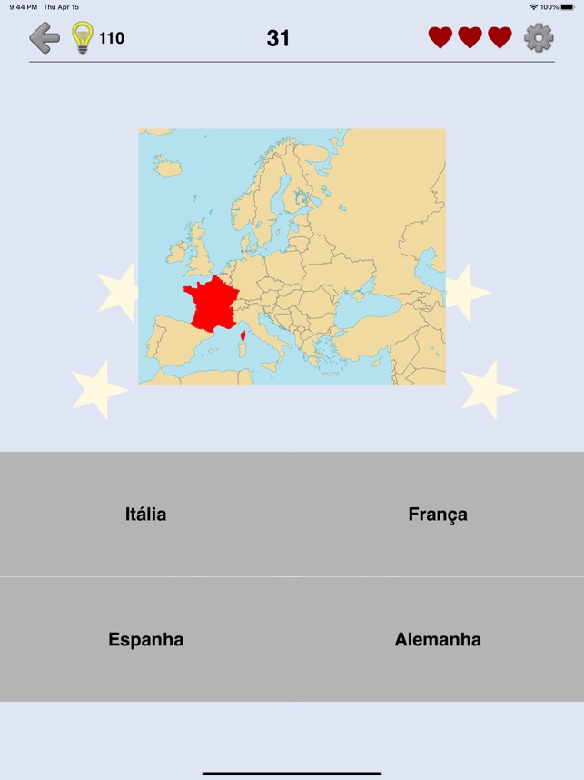 Europa - Bandeiras e mapas na App Store