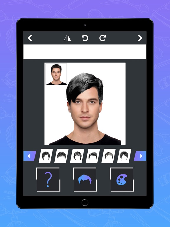 Screenshot #4 pour Mens Hairstyle Changer