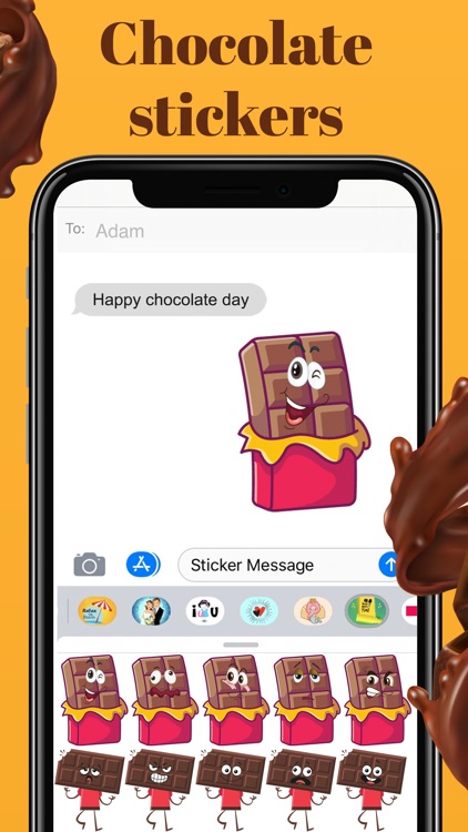 Animated Chocolate Stickers screenshot-3