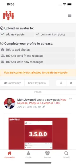 Game screenshot PeepSo Community mod apk