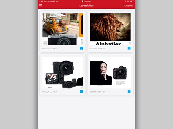 Colorfoto Magazin iPad app afbeelding 1