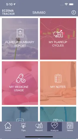 Game screenshot Eczema Tracker apk