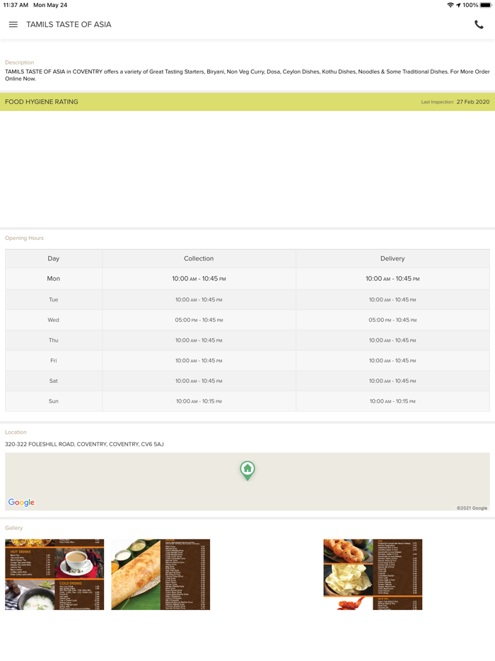 TAMILS TASTE OF ASIA.