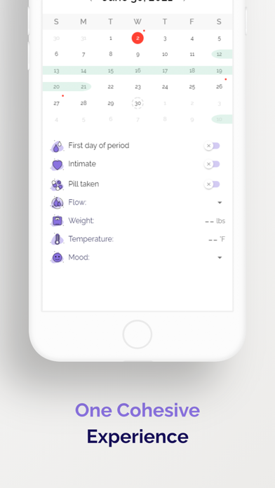 Women's Health Tracker Screenshot