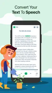 text to speech : audio books iphone screenshot 1