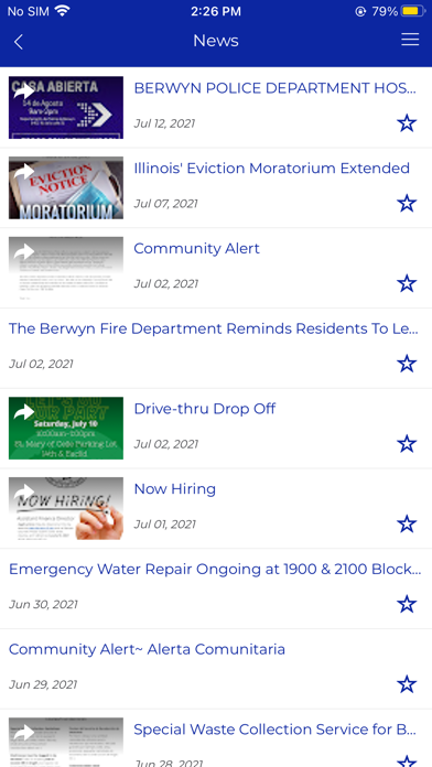 City of Berwyn Screenshot