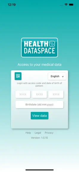Game screenshot HealthDataSpace Access Code mod apk