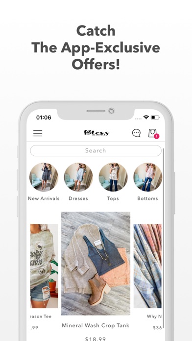 Screenshot #1 pour Bless Clothing Boutique