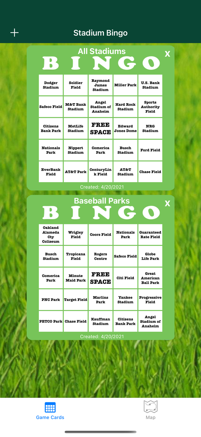 Stadium Bingo
