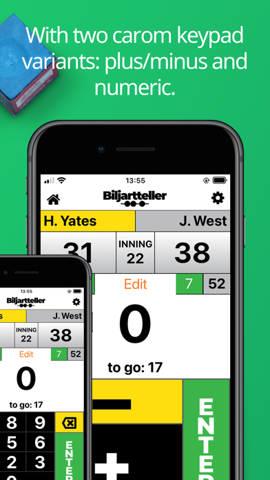 Biljartteller Screenshot