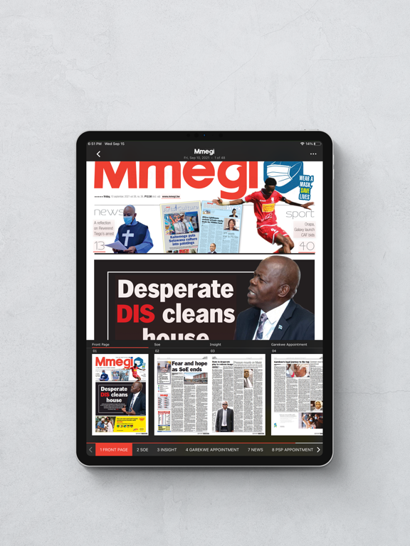 BW.News iPad screenshot 2 - Magazines & Newspapers app